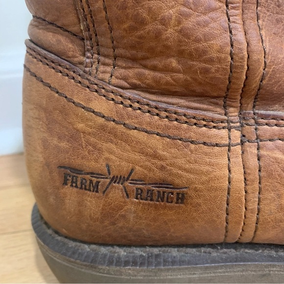 Georgia Boots Mens Leather Wellington Brown Leather Farm & Ranch Comfort Core 8M main image 8